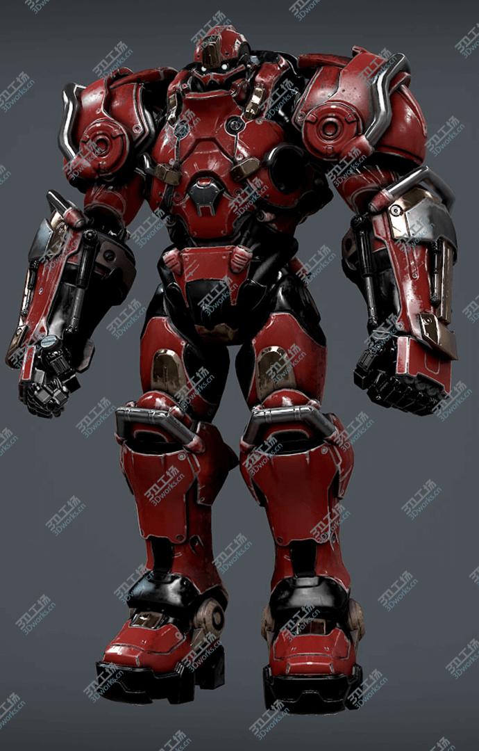 images/goods_img/202105074/Sci Fi Power Suit - Starter Pack 3D model/4.jpg